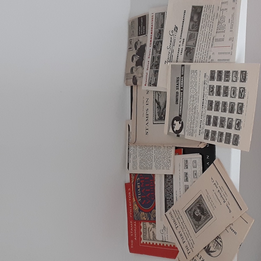Philatetic Vintage Ephemera Catalogs Guides Stamp Collectors Historical Resource